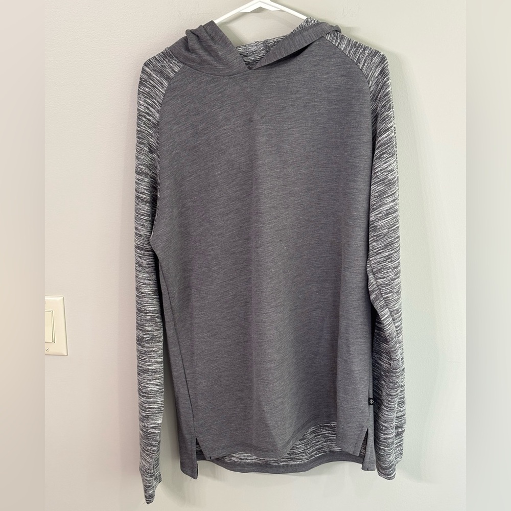 Indigo Gray and Black Hoodie